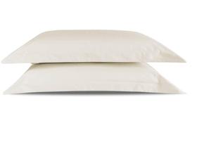 2 Fronha Avulsa Com Abas 50 X 70 200 Fios 100% Algodão Cor Palha