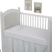 2 Fronhas 300 Fios para Berço 2 Peças Percal 100% Algodão Infantil