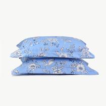 2 Fronhas 400 Fios com 4 Abas 50x70cm Estampada Extra Macio