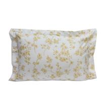 2 Fronhas 4Abas Percal 400 Fios 100% Algodão Egípcio Estampa