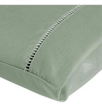 2 Fronhas Algodão Percal 200 Fios Ponto Palito - Palha Liso