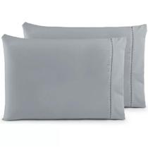 2 Fronhas Com Ponto Palito luxo