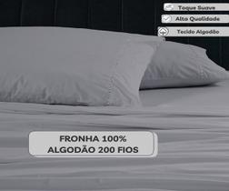2 Fronhas De Algodão 200 Fios Qualidade e Conforto