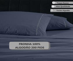 2 Fronhas De Algodão 200 Fios Qualidade e Conforto 2 Fronhas De Algodão 200 Fios Qualidade e Conforto