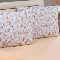 2 Fronhas Malha Penteada 100% Algodão 50x70 Estampada Macias 2 Fronhas Malha Penteada 100% Algodão 50x70 Estampada Macias