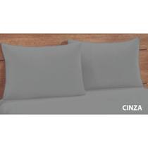 2 Fronhas Simples com Zíper 70cmx50cm Percal 200 Fios 100% Algodão
