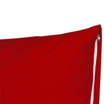 2 Fronhas Simples Percal Flex C/ Zíper 400 Fios Toque Macio Acetinado 90x50