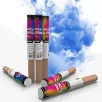 2 Fumaça Colorida Rosa Ou Azul 20mm - Revelação