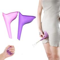 2 Funil Condutor Urinário Dobrável E Reutilizável Fazer Xixi Em Pé