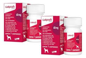 2 Galliprant 60mg Anti-inflamatório Elanco Cães 7 Comp.