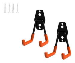 2 Gancho Para Pendurar Escada Bicicleta Cadeira Na Parede