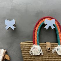 2 Ganchos de parede Laço infantil decoração delicado bebê