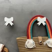 2 Ganchos de parede Laço infantil decoração delicado bebê