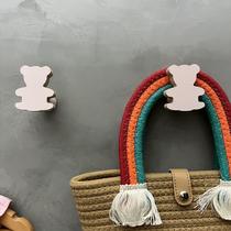 2 Ganchos de parede Urso decoração infantil animais bebê