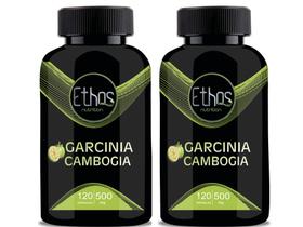 2 Garcinia Cambogia 500mg - 120 Capsulas - Ethos Nutrition