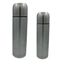 2 Garrafa Térmica 400ml e 650ml Inox Com Tampa Quente e Frio