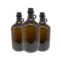 2 Garrafão Growler Vidro 4,5 Litros Para Cerveja Artesanal 2 Garrafão Growler Vidro 4,5 Litros Para Cerveja Artesanal