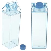 2 Garrafas Acrílico 500ml p/ Leite, Suco, Água