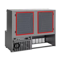 2 Gaxeta Expositor Balcão Refrigerado Para Gelopar Gevp-140