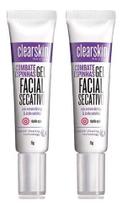 2 Géis Faciais Secativos Clearskin Anti Acne 15g