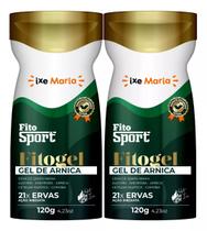 2 Gel de Arnica Fito Sport 21 ervas Massagem para Alívio da Dor Muscular