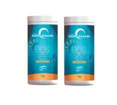 2 Gel Pós Sol Lual Banho Dourado Bronze Natural Capilar