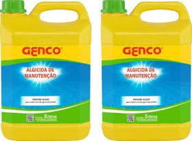 2 Genco Pool-trat Algicida Manutenção 5 Litros 2 Genco Pool-trat Algicida Manutenção 5 Litros