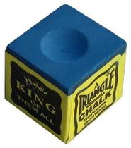 2 Giz Triangle King Azul Original Usa Taco Sinuca Bilhar