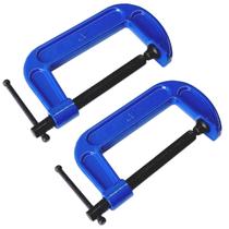 2 Grampo Sargento 100mm Fixação Tipo C 4 Pol. Marceneiro 2 Grampo Sargento 100mm Fixação Tipo C 4 Pol. Marceneiro