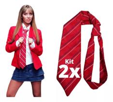 2 Gravata RBD Gravata Rebelde Gravata Mia Lupita Roberta Anahi Gravata Rebeldes