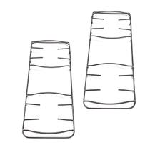 2 Grelhas Trempe Esmaltec Bali /Hawai /Caribe C/Pino Lateral