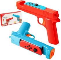 2 Grip Pistola Suporte Para Nintendo Switch Joy-con Azul/Vermelho