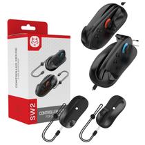 2 Grip Suporte Mouse Para Nintendo Switch 2 Joycon Preto