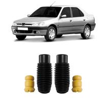 2 Guarda Pó + Batente Dianteiro Peugeot 306 1998 1999 2000