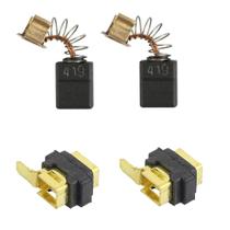 2 Guias de Carvão e Carvão P/ Martelete Makita HR2455 2 Guias de Carvão e Carvão P/ Martelete Makita HR2455