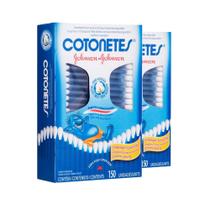 2 Hastes Flexíveis Johnson&Johnson Cotonetes Caixa 150 Un 2 Hastes Flexíveis Johnson&Johnson Cotonetes Caixa 150 Un