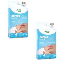 2 herpes block - adesivos naturais para herpes labial - amh - AMH FARMA