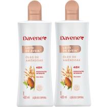 2 Hidratante Corporal Leite Aveia+Oleo Amendoas 400ml Davene 2 Hidratante Corporal Leite Aveia+Oleo Amendoas 400ml Davene