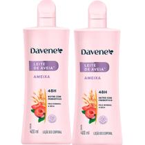 2 Hidratante Corporal Leite de Aveia e Ameixa 400ml Davene