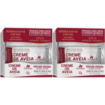 2 Hidratante Facial Creme de Aveia Classico 50g Davene