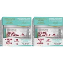 2 Hidratante Facial Creme de Aveia Hipoalergenico 50g Davene 2 Hidratante Facial Creme de Aveia Hipoalergenico 50g Davene