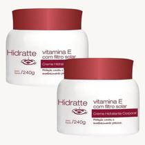 2 Hidratante Vitamina E e Filtro Solar Hidratte Natu Charm