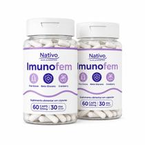 2 imunofem original 60 cápsulas 1000mg Nativo suplementos 2 imunofem original 60 cápsulas 1000mg Nativo suplementos