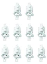 2 Interrup Simples + Tomada 20a S/ Placa Pollar Radial c/ 10