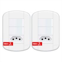 2 Interruptor Sim E Tom 2p+t 10a / 20a Blanc+ Kit 2 2 Interruptor Sim E Tom 2p+t 10a / 20a Blanc+ Kit 2