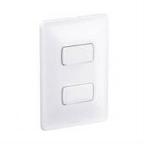 2 Interruptores Paralelos 4x2 10A 250V Zeffia - 680106 - PIAL