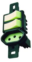 2 Interruptores Paralelos + Tomada 20a S/ Placa Prata Radial