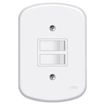 2 Interruptores Simples 10a/250v~ - Blanc