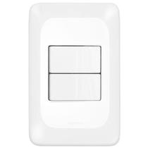 2 Interruptores Simples 4x2 - Lgx101 - Pial 2 Interruptores Simples 4x2 Pial Pop - Lgx101 - Pial