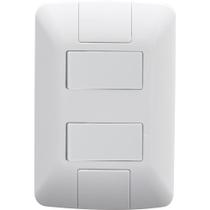 2 Interruptores Simples 6A 250V Branco Aria Tramontina - Tramontina Elétrica
